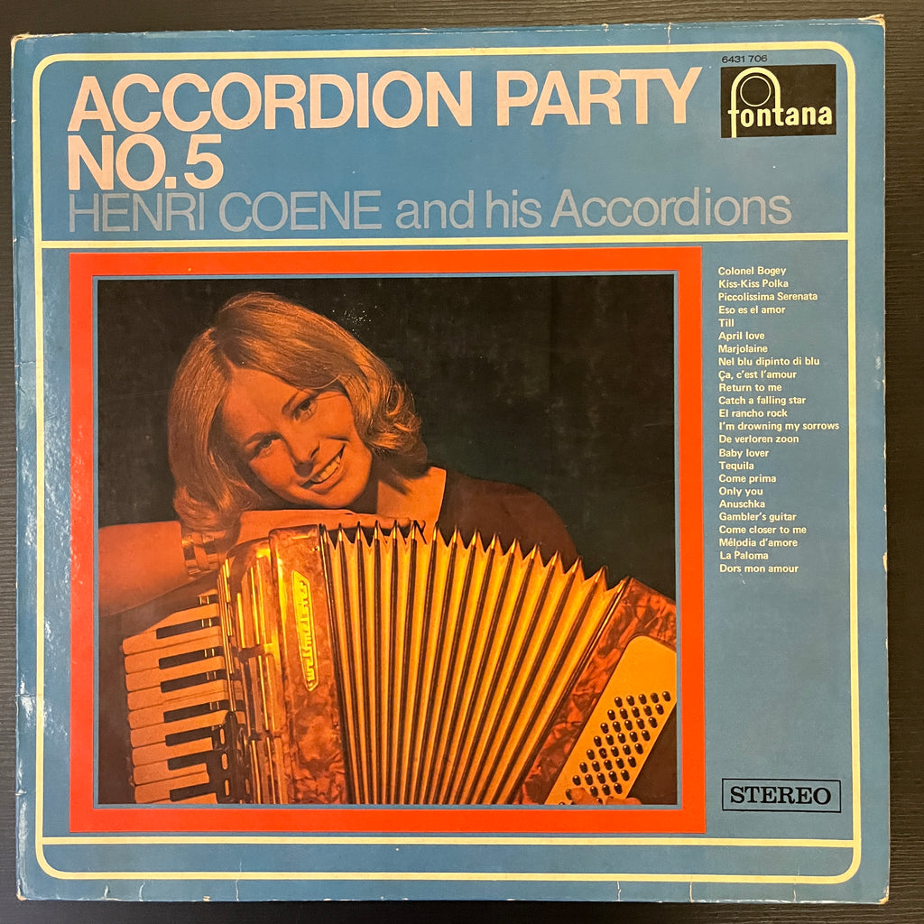Henri Coene And His Accordions – Accordion Party No. 5 (Used Vinyl - VG) JM Marketplace