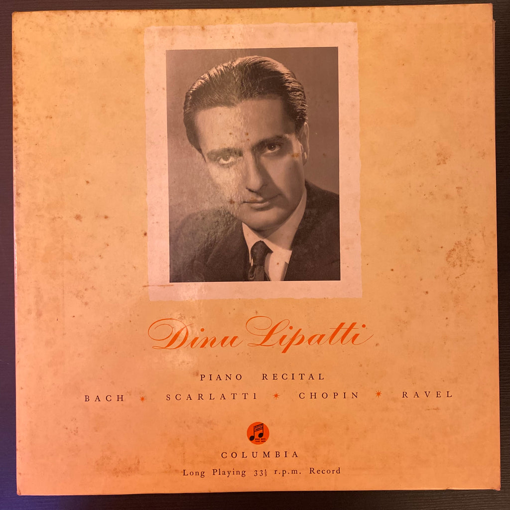 Dinu Lipatti – Piano Recital: Bach, Scarlatti, Chopin, Ravel (Used Vinyl -VG) SC Marketplace