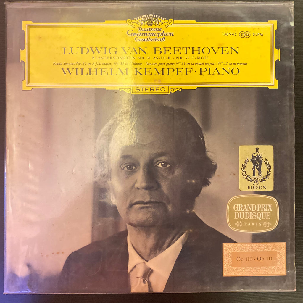 Ludwig Van Beethoven, Wilhelm Kempff – Klaviersonate Nr. 31 As-dur / Nr. 32 C-moll (Used Vinyl - VG+) SC Marketplace