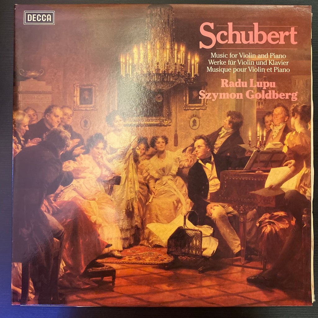 Franz Schubert, Szymon Goldberg, Radu Lupu – Schubert Music for Violin & Piano (Used Vinyl - VG+) SC Marketplace