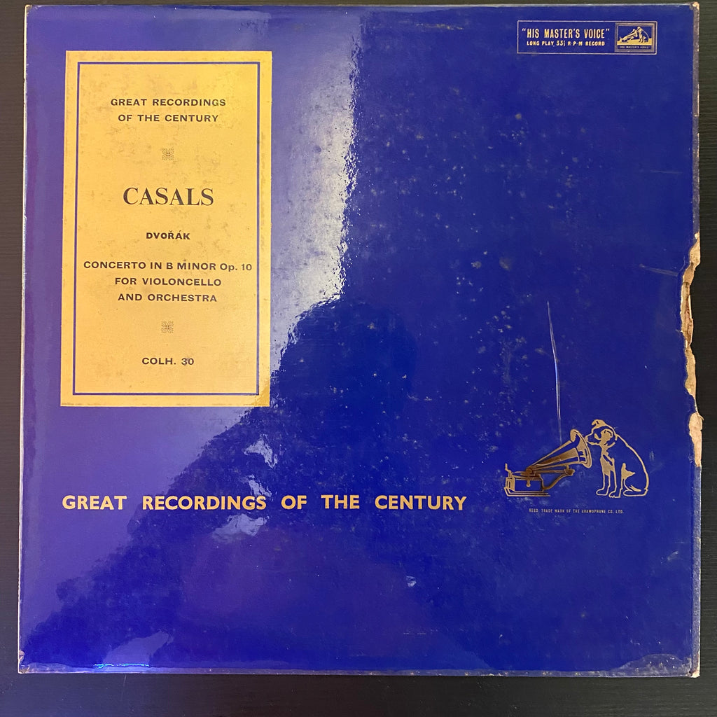 Antonín Dvořák, Pablo Casals, Czech Philharmonic Orchestra, Georg Szell – Dvořák Concerto For 'Cello In B Minor, Op. 104 (Used Vinyl - VG) SC Marketplace