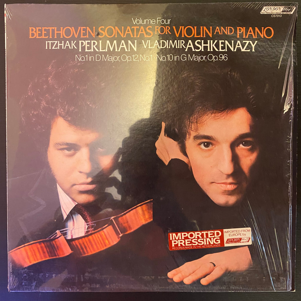 Beethoven, Vladimir Ashkenazy, Itzhak Perlman – Sonatas For Violin And Piano, Volume Four: No. 1 In D Major, Op. 12, No. 1 · No. 10 In G Major, Op. 96 (Used Vinyl - VG+) SC Marketplace