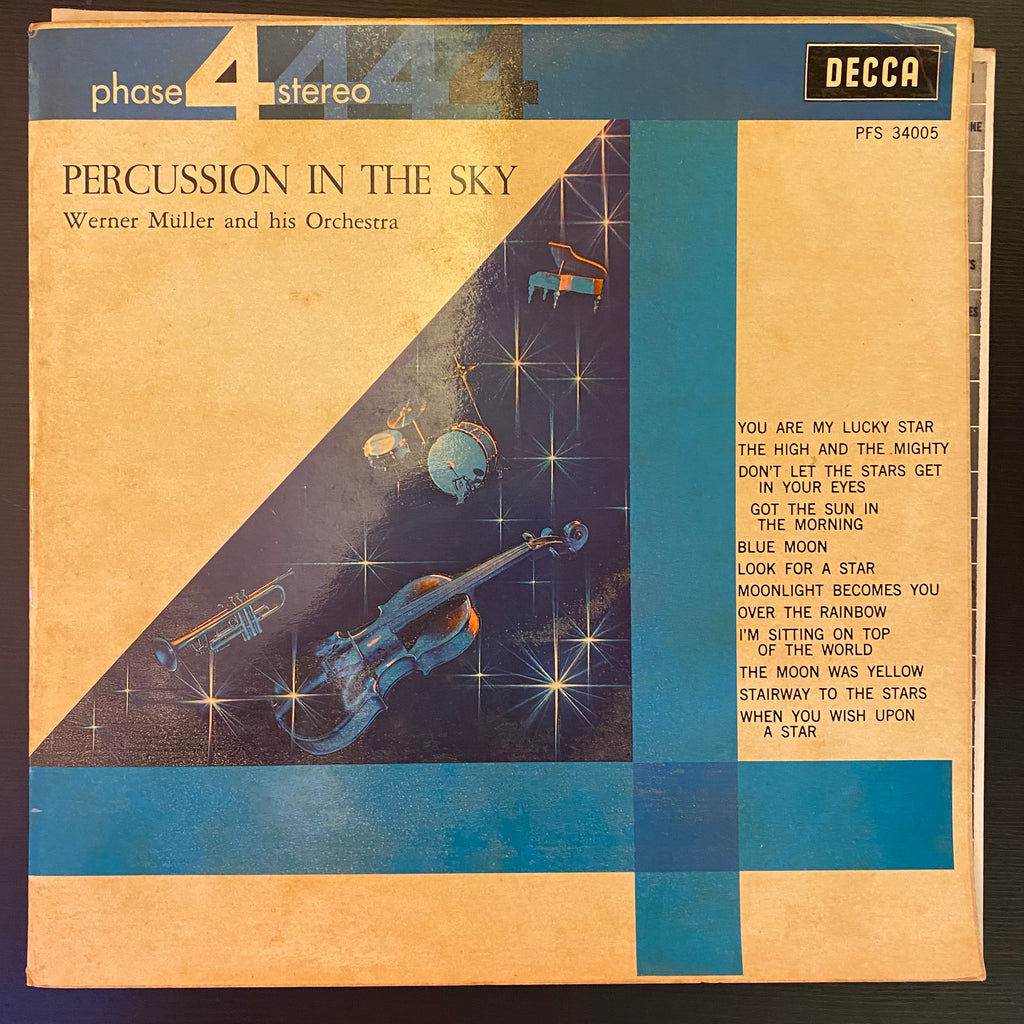 Werner Müller And His Orchestra – Percussion In The Sky (Used Vinyl - VG) SC Marketplace