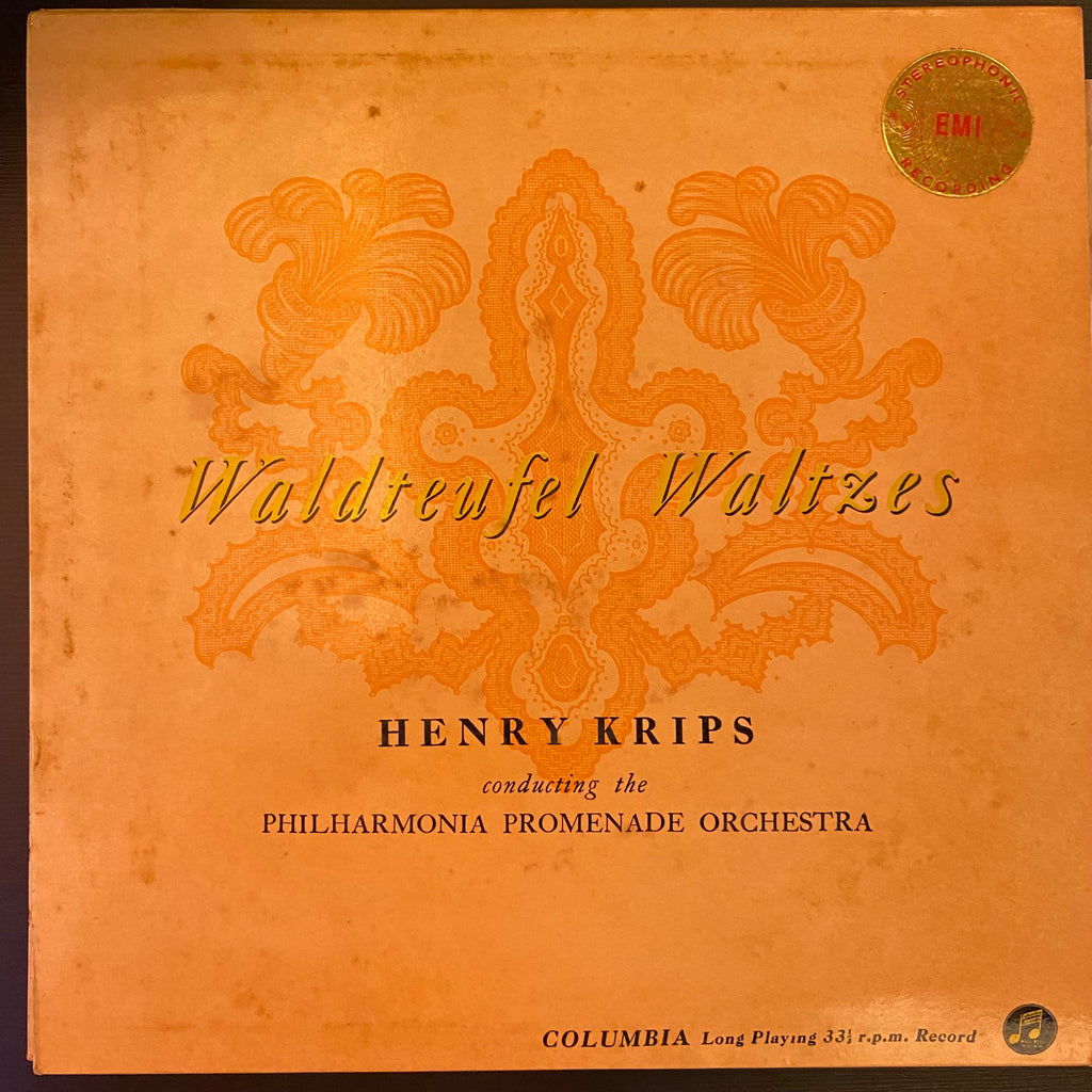 Waldteufel, Henry Krips Conducting The Philharmonia Promenade Orchestra – Waldteufel Waltzes (Used Vinyl - VG) SC Marketplace
