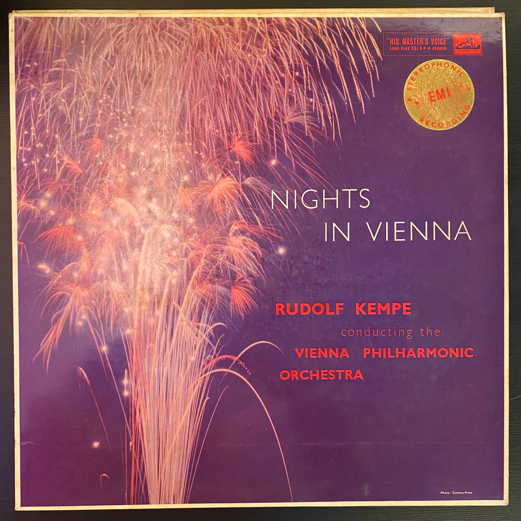 Rudolf Kempe Conducting Vienna Philharmonic Orchestra – Nights In Vienna (Used Vinyl - VG+) SC Marketplace