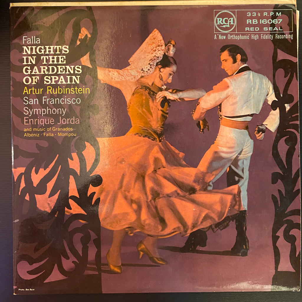 Falla - Artur Rubinstein, San Francisco Symphony, Enrique Jorda – Nights In The Gardens Of Spain (Used Vinyl - VG+) SC Marketplace