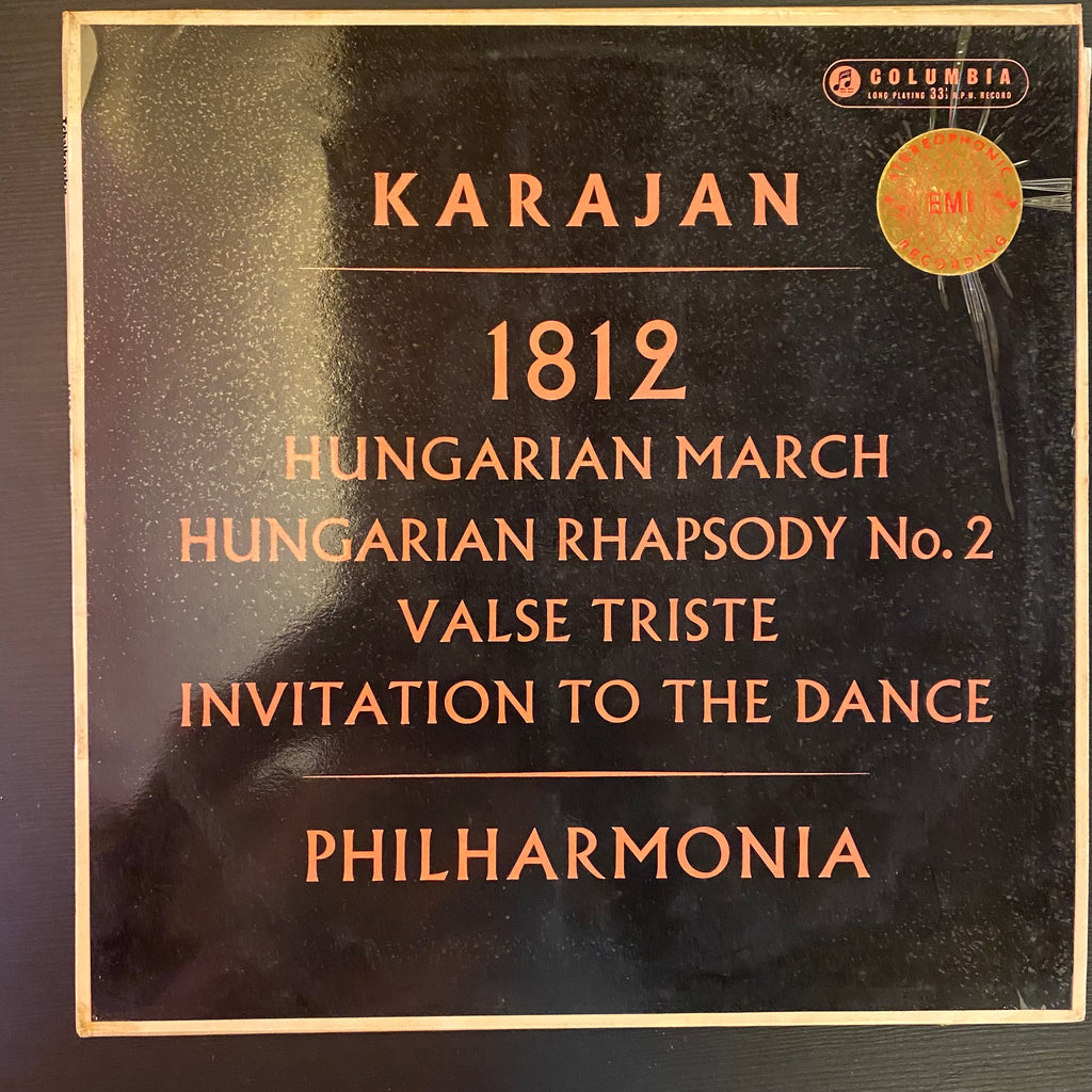 Karaja, Philharmonia – 1812 / Hungarian March / Hungarian Rhapsody No. 2 / Valse Triste / Invitation To The Dance (Used Vinyl - VG) SC Marketplace
