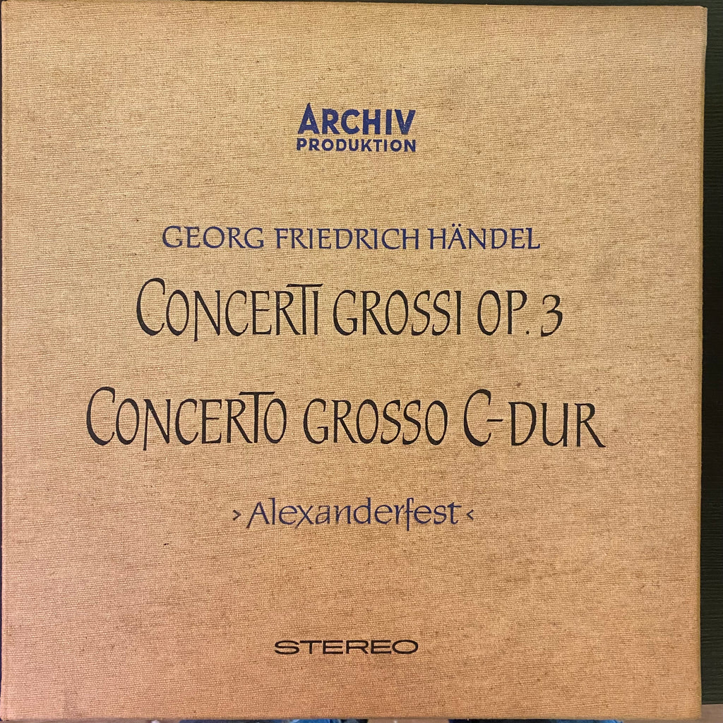 Georg Friedrich Händel – Concerti Grossi Op. 3 - Concerto Grosso C-dur (Alexandersfest) (Used Vinyl - VG) SC Marketplace
