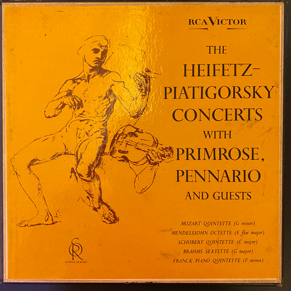 Heifetz, Piatigorsky, Primrose, Pennario – The Heifetz-Piatigorsky Concerts With Primrose, Pennario And Guests (Used Vinyl - VG) SC Marketplace