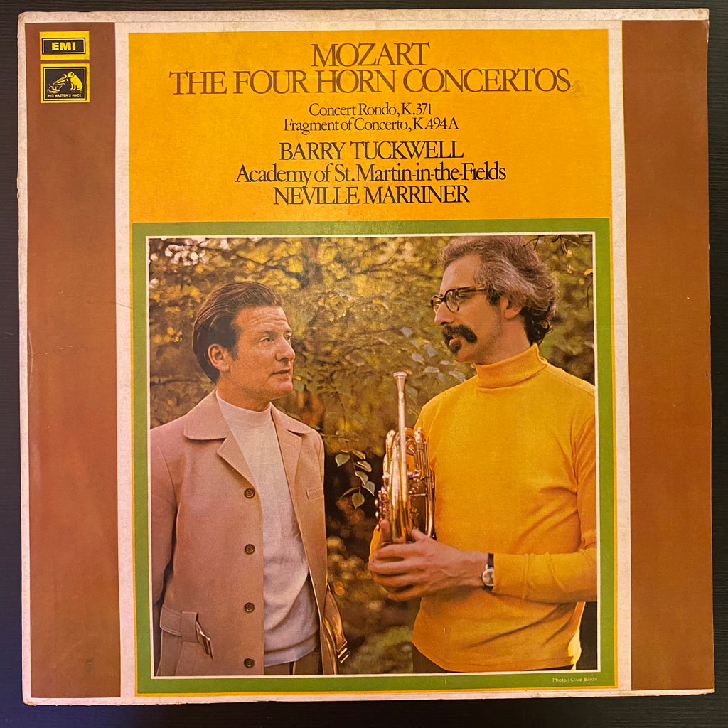 Mozart, Barry Tuckwell : Academy Of St. Martin-In-The-Fields, Neville Marriner – The Four Horn Concertos: Concert Rondo In E Flat, Concerto "No. 5" In E (Fragment) (Used Vinyl - VG) SC Marketplace