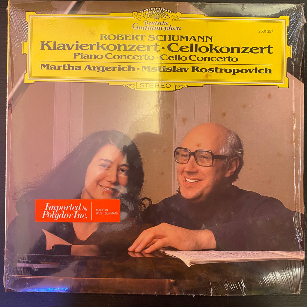 Robert Schumann - Martha Argerich, Mstislav Rostropovitch – Concerto Pour Piano - Concerto Pour Violoncelle (Used Vinyl - VG+) SC Marketplace
