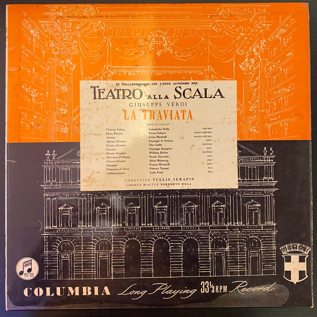 Giuseppe Verdi - Tullio Serafin – La Traviata (Used Vinyl - VG+) SC Marketplace