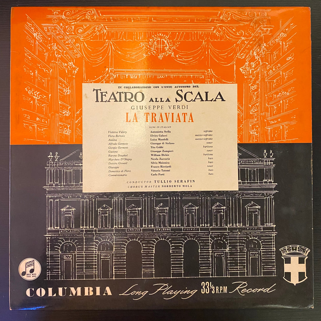 Giuseppe Verdi - Tullio Serafin – La Traviata (Used Vinyl - VG) SC Marketplace