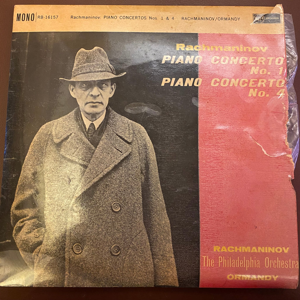 Rachmaninov - The Philadelphia Orchestra, Eugene Ormandy – Piano Concerto No 1 In F Sharp Minor, Op. 1 & Piano Concerto No 4 In G Minor, Op. 40 (Used Vinyl - VG) SC Marketplace