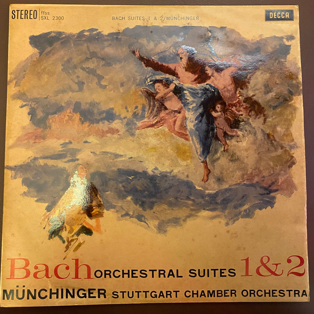 Bach, Münchinger, Stuttgart Chamber Orchestra – Orchestral Suites 1 & 2 (Used Vinyl - VG+) SC Marketplace