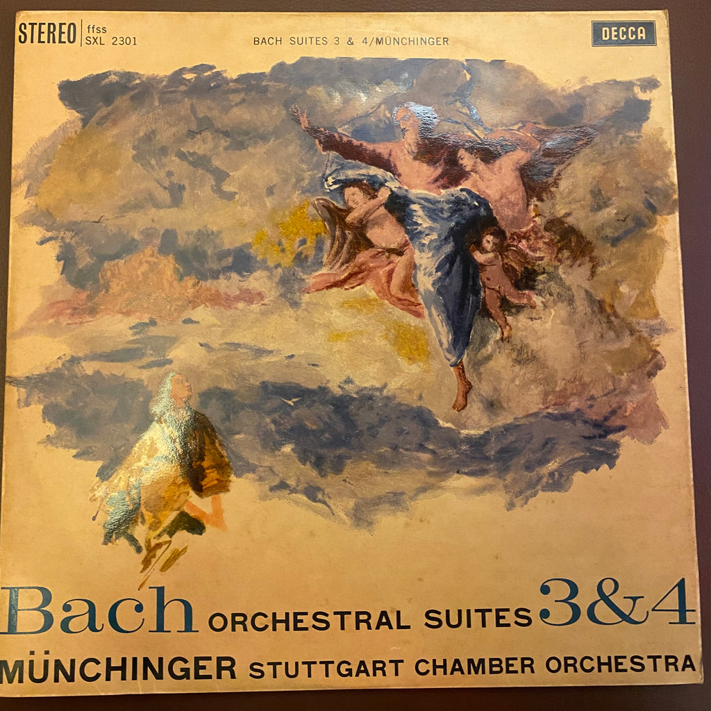 Bach, Münchinger, Stuttgart Chamber Orchestra – Orchestral Suites 3 & 4 (Used Vinyl - VG) SC Marketplace