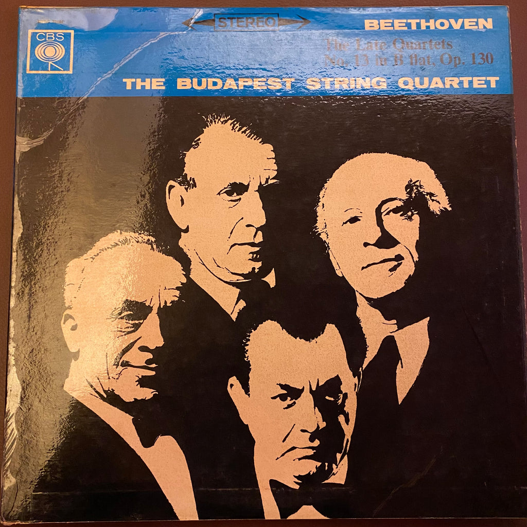 The Budapest String Quartet – Beethoven: Quartet No. 13 in B Flat, Op. 130 (Used Vinyl - VG+) SC Marketplace