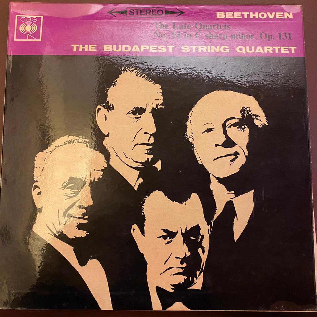 Beethoven, The Budapest String Quartet – Quartet No. 14 In C-sharp Minor, Op. 131 (Used Vinyl - VG) SC Marketplace