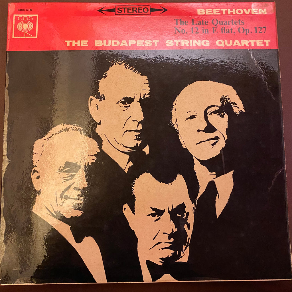 Beethoven, The Budapest String Quartet – The Late Quartets N° 12 In E Flat, Op. 127 (Used Vinyl - VG) SC Marketplace