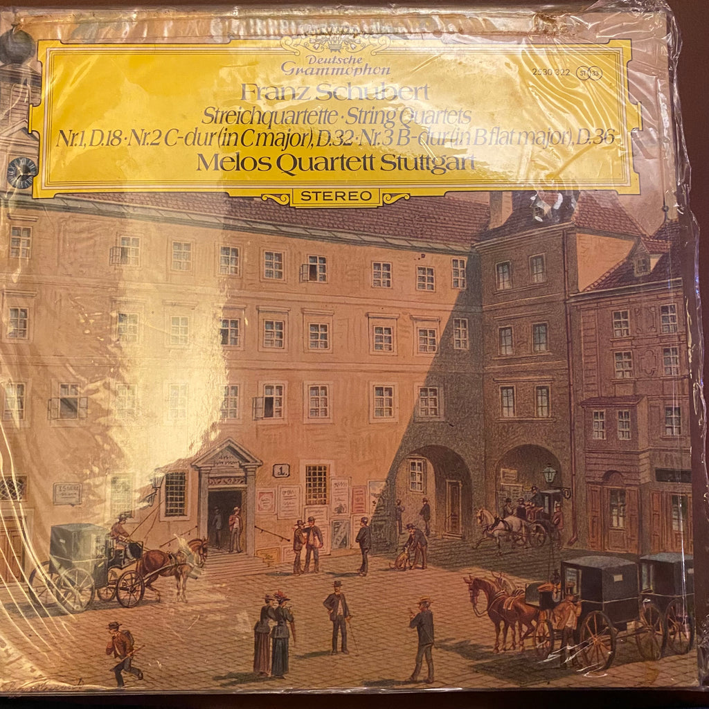 Franz Schubert - Melos Quartett Stuttgart – Streichquartette (Nr.1, D.18 • Nr.2 C-Dur, D.32 • Nr.3 B-Dur, D.36) (Used Vinyl - VG+) SC Marketplace