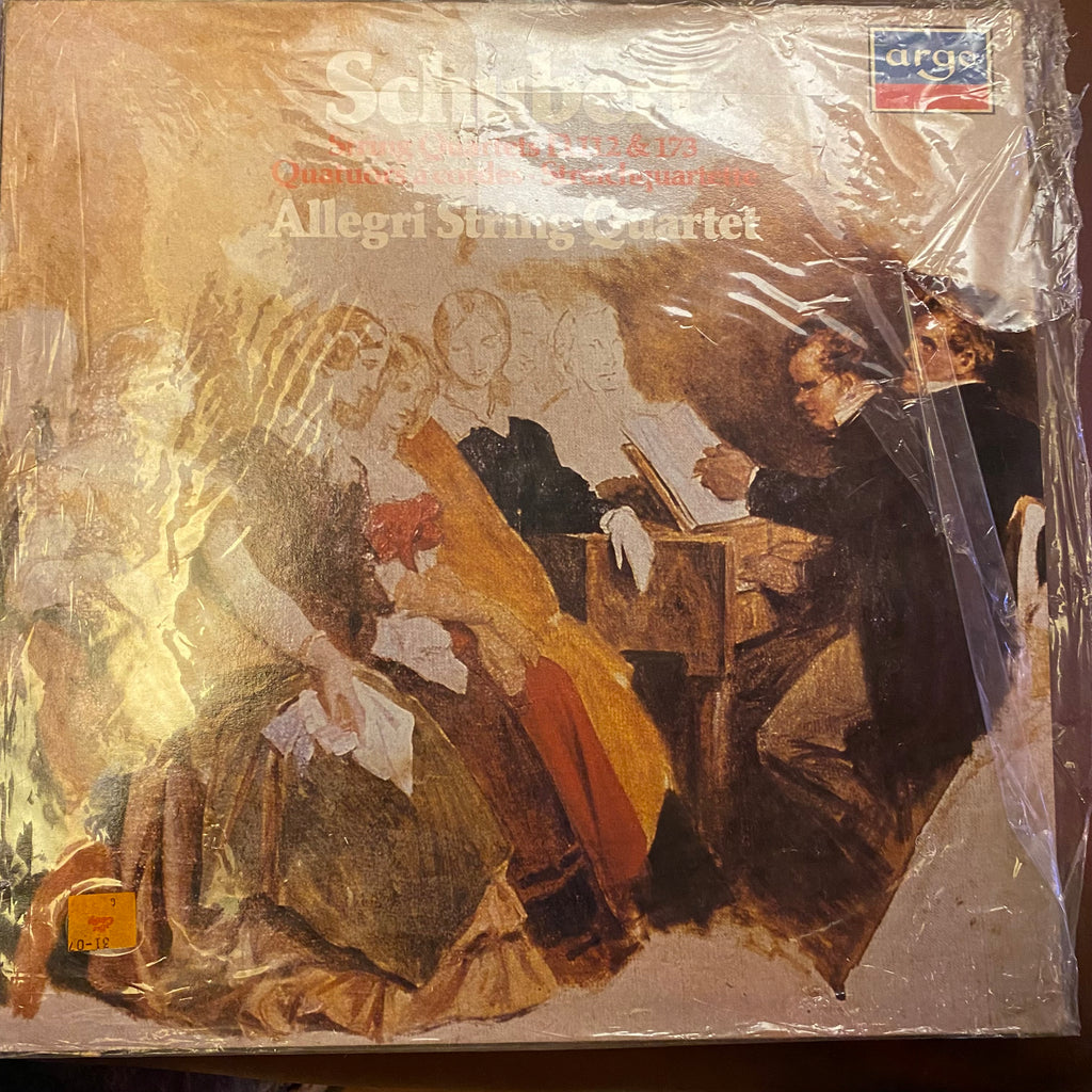 Schubert, Allegri String Quartet – String Quartets D.112 & 173 (Used Vinyl - VG+) SC Marketplace