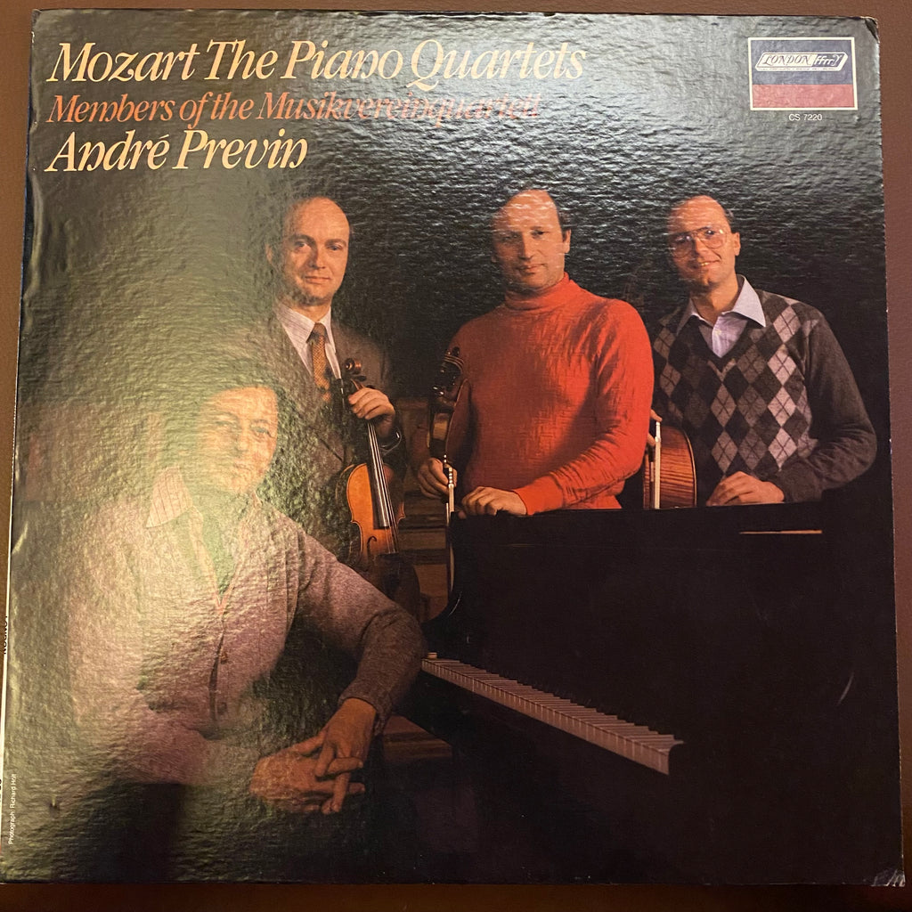 Mozart , Members Of The Musikvereinquartett, Andre Previn – The Piano Quartets (Used Vinyl - VG+) SC Marketplace