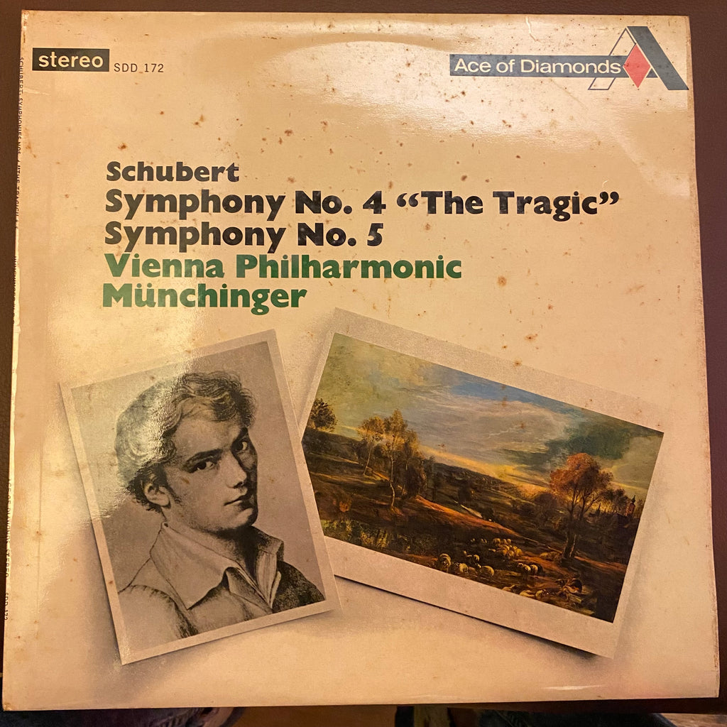 Schubert, Karl Münchinger, Vienna Philharmonic Orchestra – Symphony No. 4 "Tragic" - Symphony No. 5 (Used Vinyl - VG) SC Marketplace