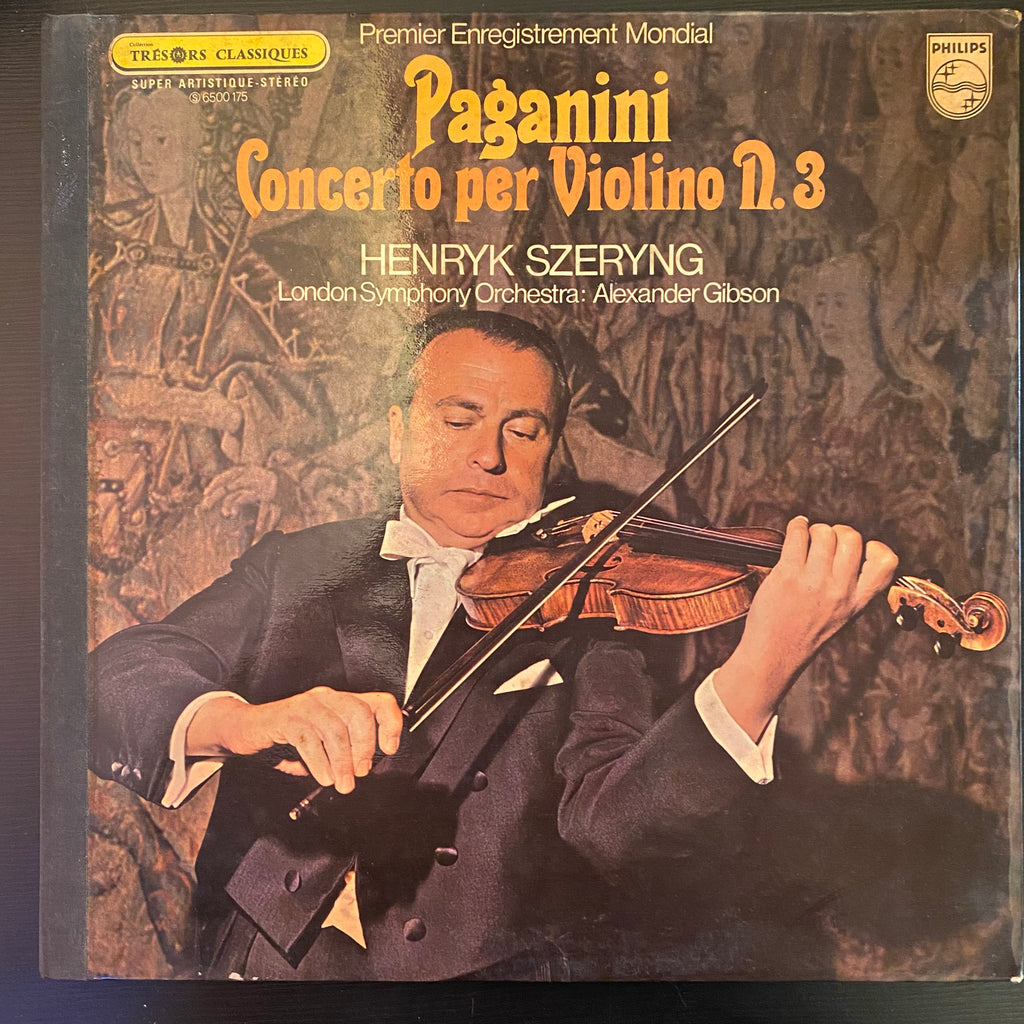 Paganini - Henryk Szeryng, London Symphony Orchestra : Alexander Gibson – Concerto Per Violino N. 3 (Used Vinyl - VG+) AG Marketplace
