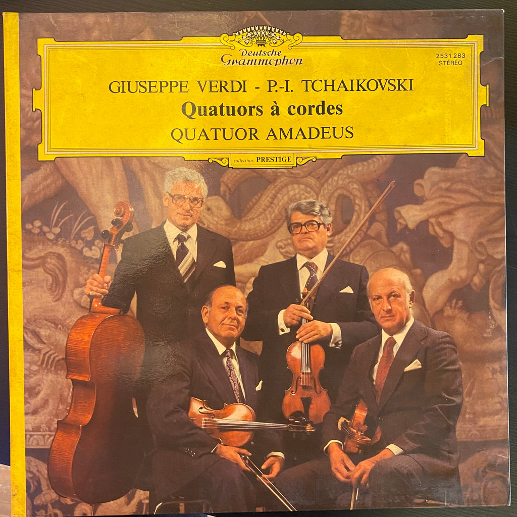Amadeus-Quartett, Giuseppe Verdi, Peter Tschaikowsky – Streichquartette = String Quartets (Used Vinyl - VG+) AG Marketplace