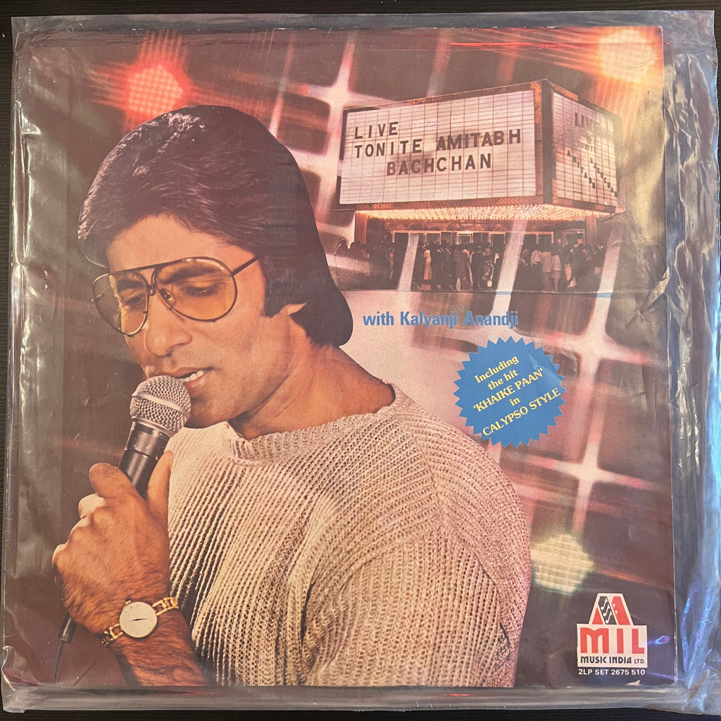 Amitabh Bachchan With Kalyanji-Anandji – Live Tonite (Used Vinyl - VG) PB Marketplace