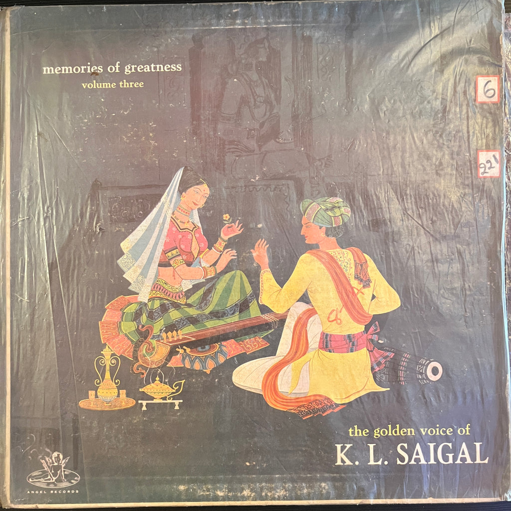 K. L. Saigal – Memories Of Greatness (The Golden Voice Of K.L. Saigal) (Used Vinyl - G) PB Marketplace