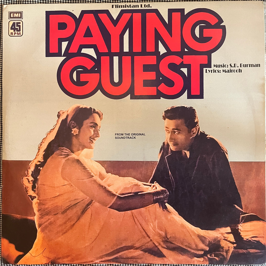 S. D. Burman, Majrooh – Paying Guest (Cover Re-Printed) (Used Vinyl - VG) PB Marketplace