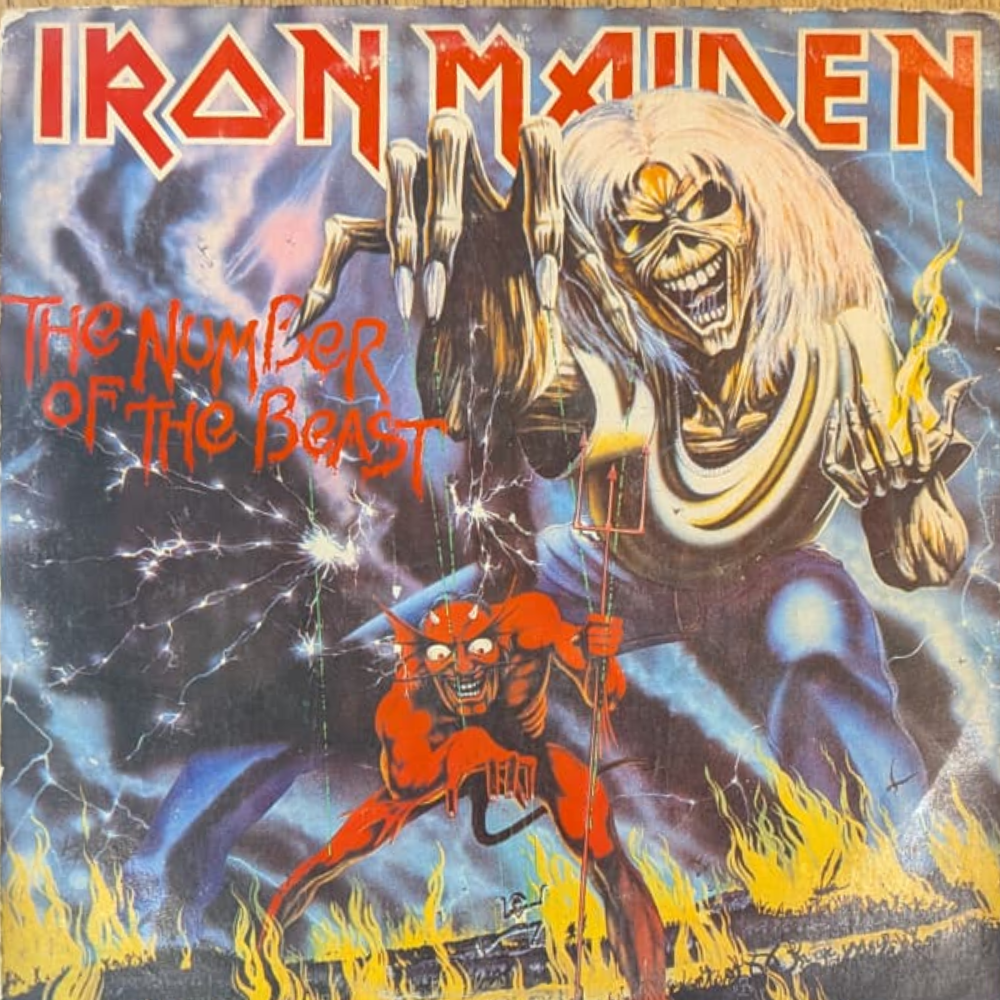LP：IRON MAIDEN THE NUMBER OF THE BEAST 魔力の刻印 アイアン・メイデン