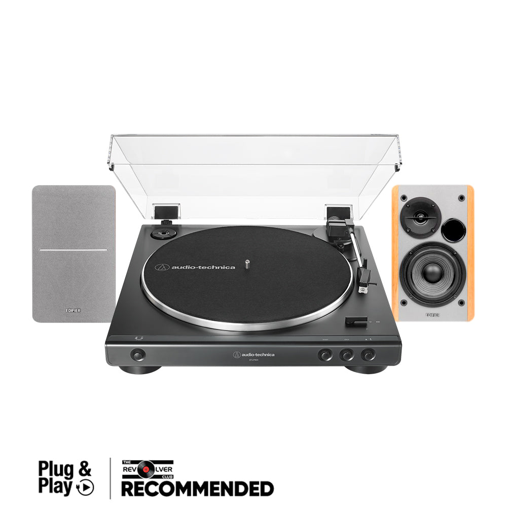 Enthusiast Pack / Audio Technica ATLP60X + Edifier R1280DB Speakers