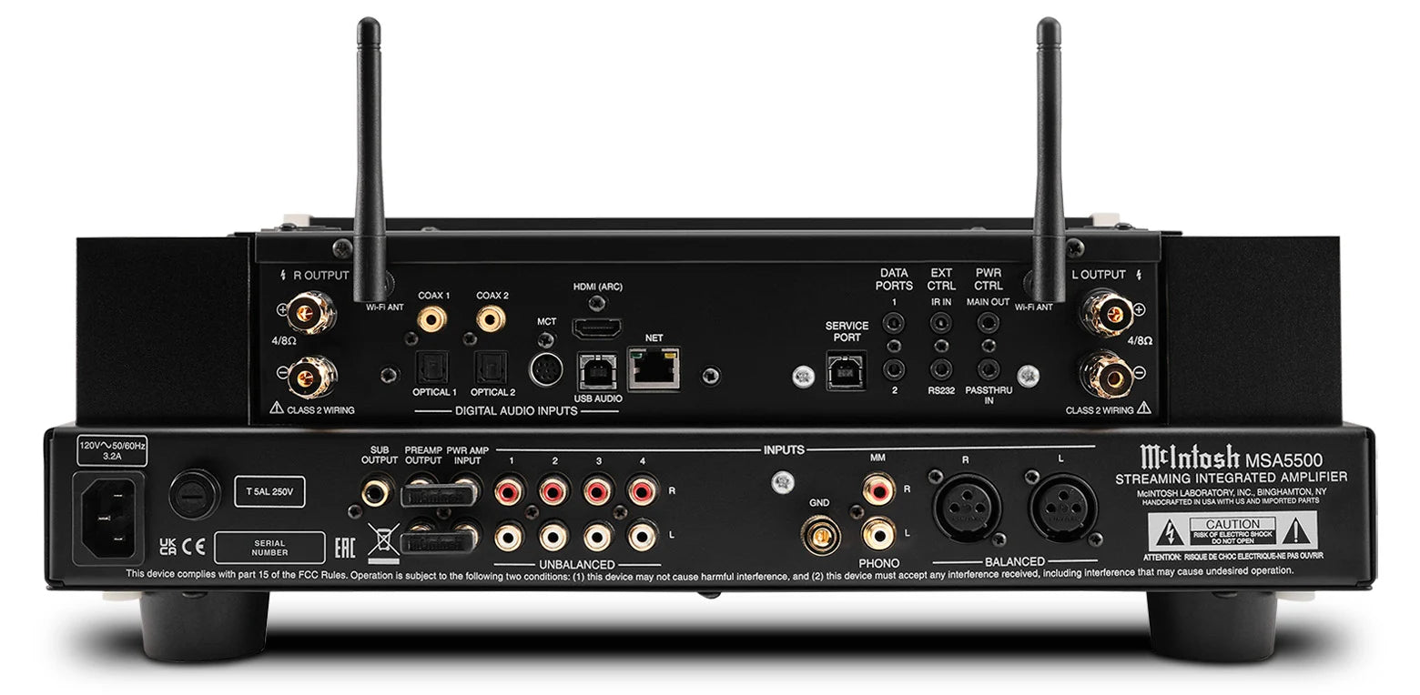 McIntosh MSA5500 – 2-Channel Streaming Integrated Amplifier