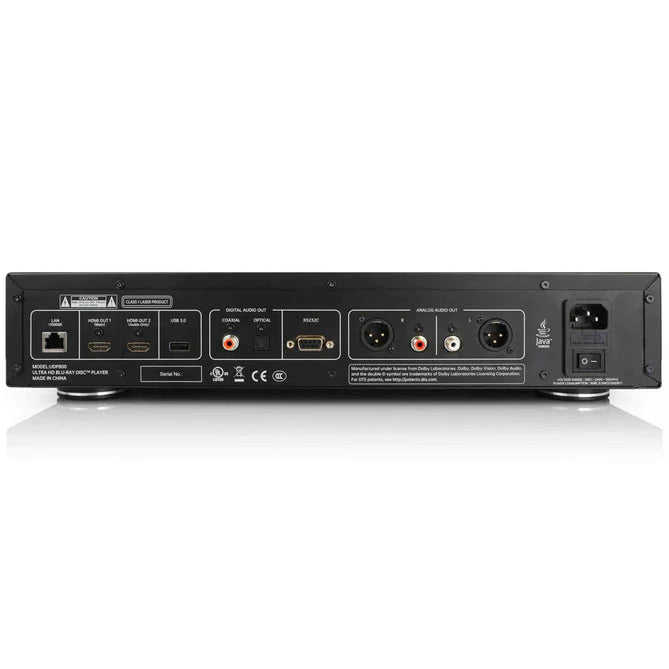 The Magnetar UDP800 4K Blu-ray Player - Rear View