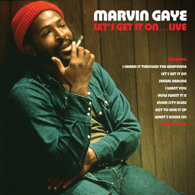 Marvin Gaye - Let's Get It On... Live (Red Vinyl) vinyl LP record cover