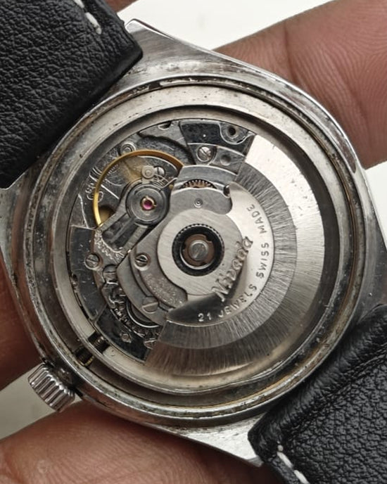 Cadran De Montre Nivada Original - Ronde 26mm - Gris - Swiss Made - Pour Restauration