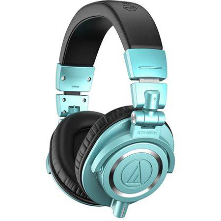 Audio-Technica ATH-M50xBT2IB Wireless Over-Ear Headphones (Ice Blue)