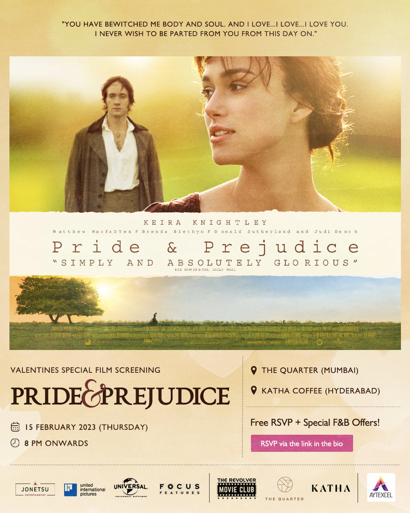 Pride & Prejudice - Valentines F&B Special (The Quarter)