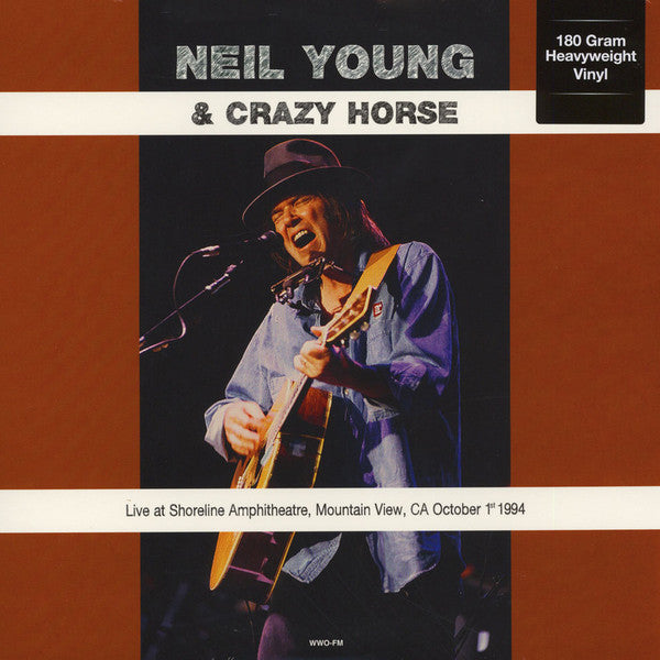 Neil Young & Crazy Horse – Live At Shoreline Amphitheatre, Mountain View, CA October 1st 1994-COLOURED LP  (Arrives in 4 days )