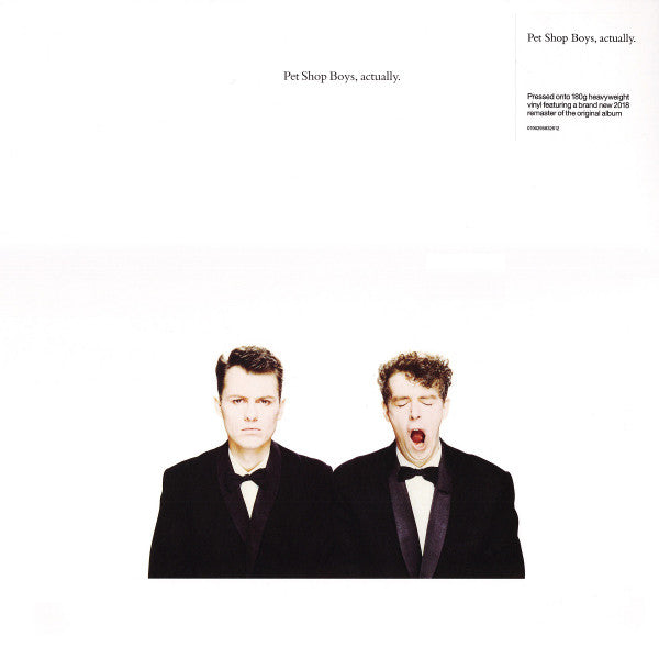 Pet Shop Boys – Actually (Quick Ship)