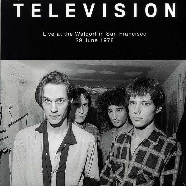 Television – Live At The Waldorf In San Francisco 29th June 1978 - Lp  (Arrives in 4 days )