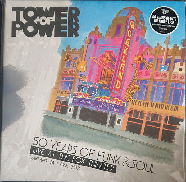 Tower Of Power – 50 Years Of Funk & Soul: Live At The Fox Theater-Oakland Ca-June 2018    (Arrives in 4 days )
