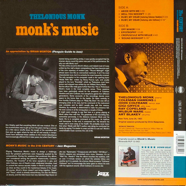 Thelonious Monk – Monk's Music   (Arrives in 4 days )