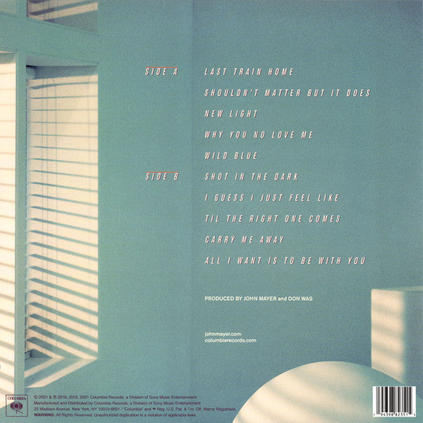 John Mayer – Sob Rock (Arrives in 21 days)