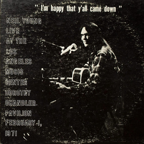 NEIL YOUNG-DOROTHY CHANDLER PAVILION 1971 (LIVE) - LP  (ARRIVES IN 4 DAYS )