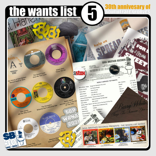 Various – The Wants List 5 (30th Anniversary Of Soulful Rare Grooves)  (Arrives in 4 days)