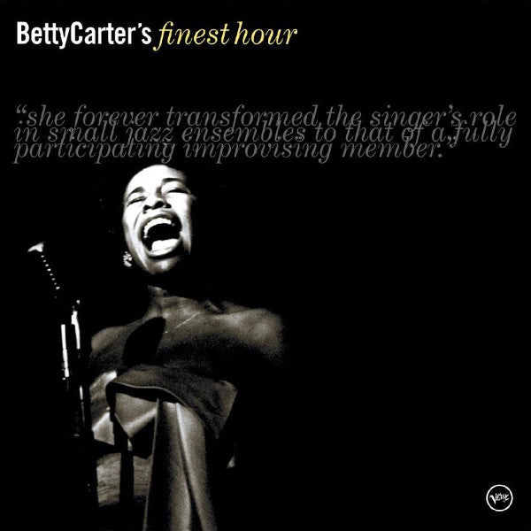 Betty Carter – Betty Carter's Finest Hour (Arrives in 21 days)