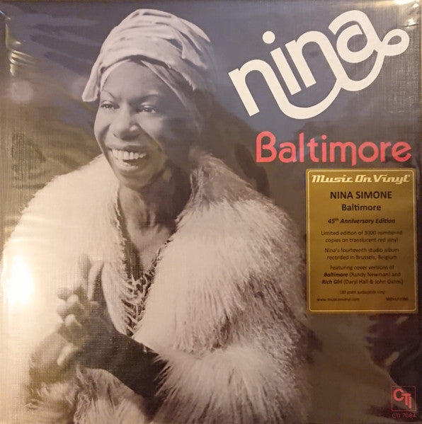 Nina Simone – Baltimore   (Arrives in 21 days)